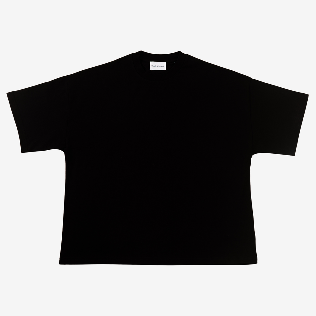 EVERYDAY BLACK BOXY TEE