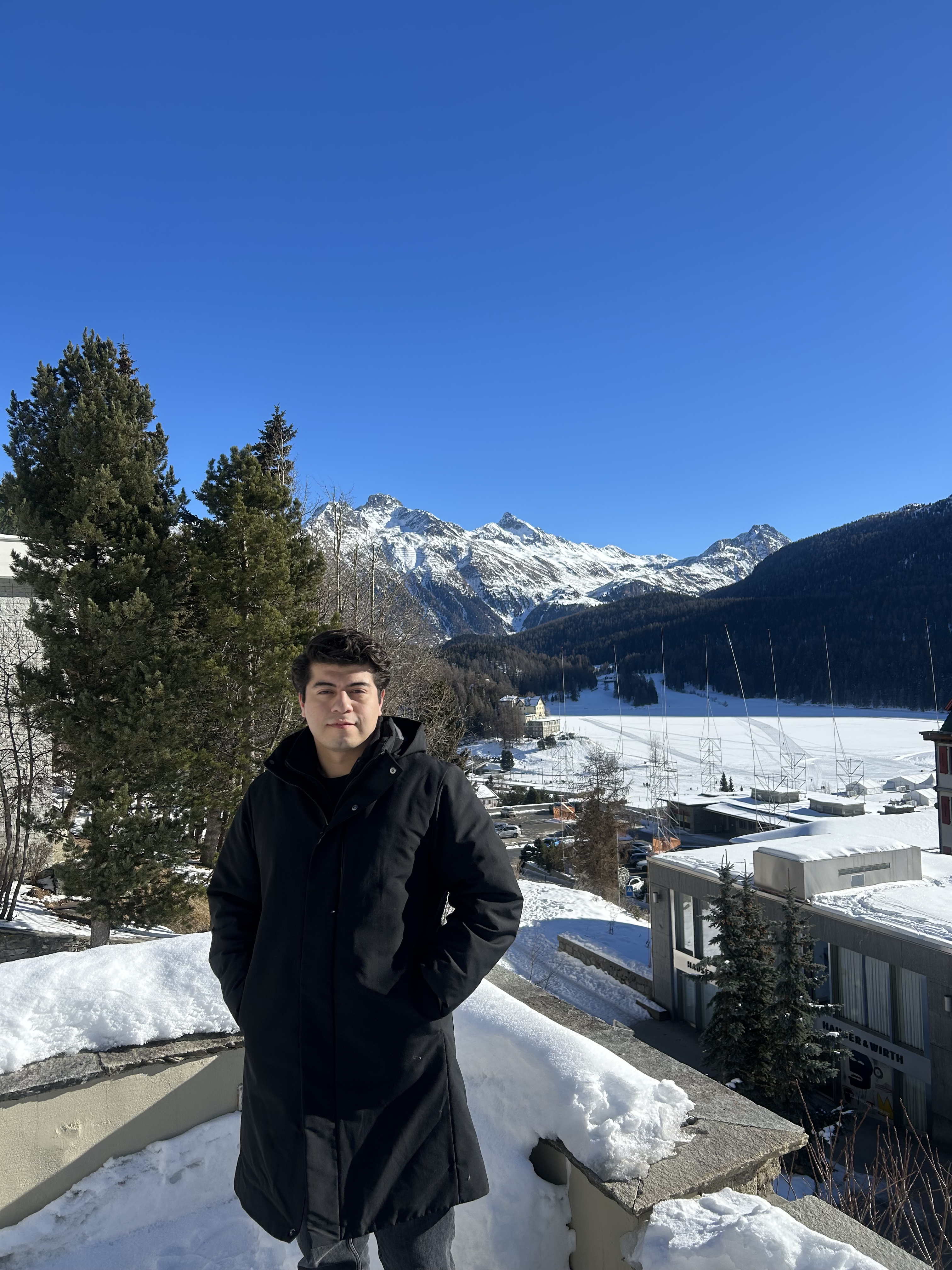 Pablo en la nieve